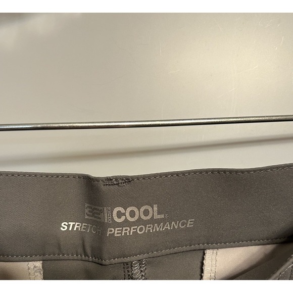 32 Degrees Cool Performance Pants Men Grey 32x30 Stretch Casual Flat Front NWOT - Picture 4 of 5